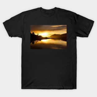 Winter sunset on Loch Eil in Fort William, Scotland T-Shirt